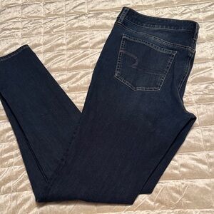 American Eagle Outfitters Dream Jean Dark Skinny Jeggings 14L